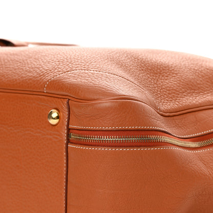 Hermes Taurillon Clemence Victoria 50 Travel Gold 9 of 20