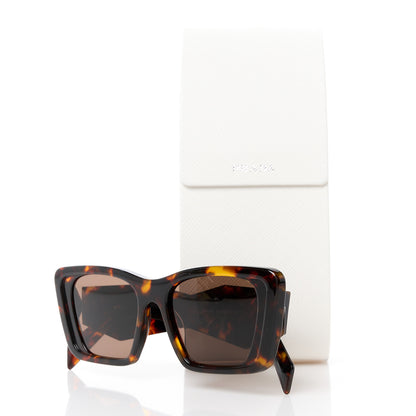 Prada Acetate Symbole Sunglasses SPR 08Y Havana 8 of 8