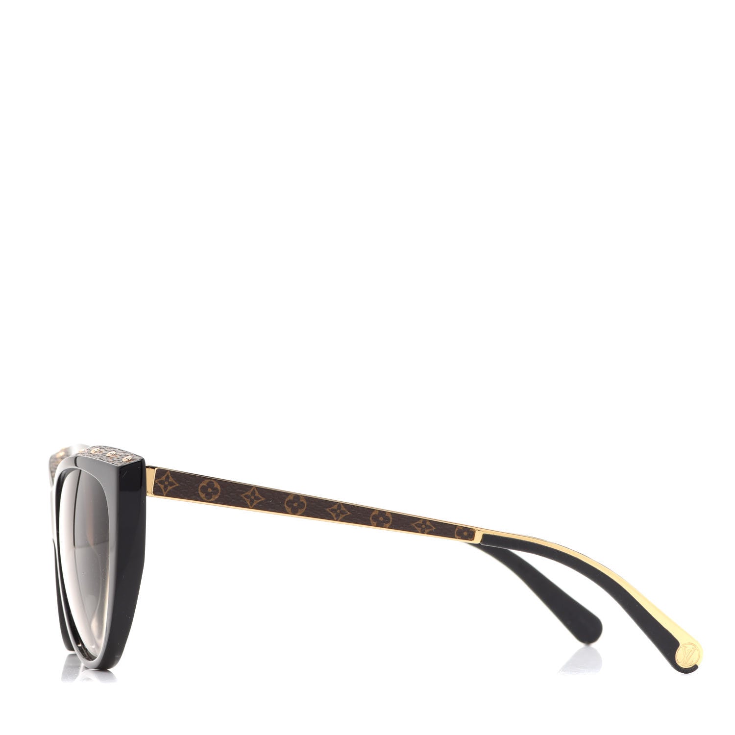 Louis Vuitton Acetate Monogram La Boum Sunglasses Z1147E Black 3 of 10