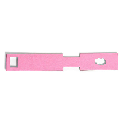 Hermes Togo Chevre Mysore Petit H Luggage Tag Rose Confetti Lagon 3 of 6