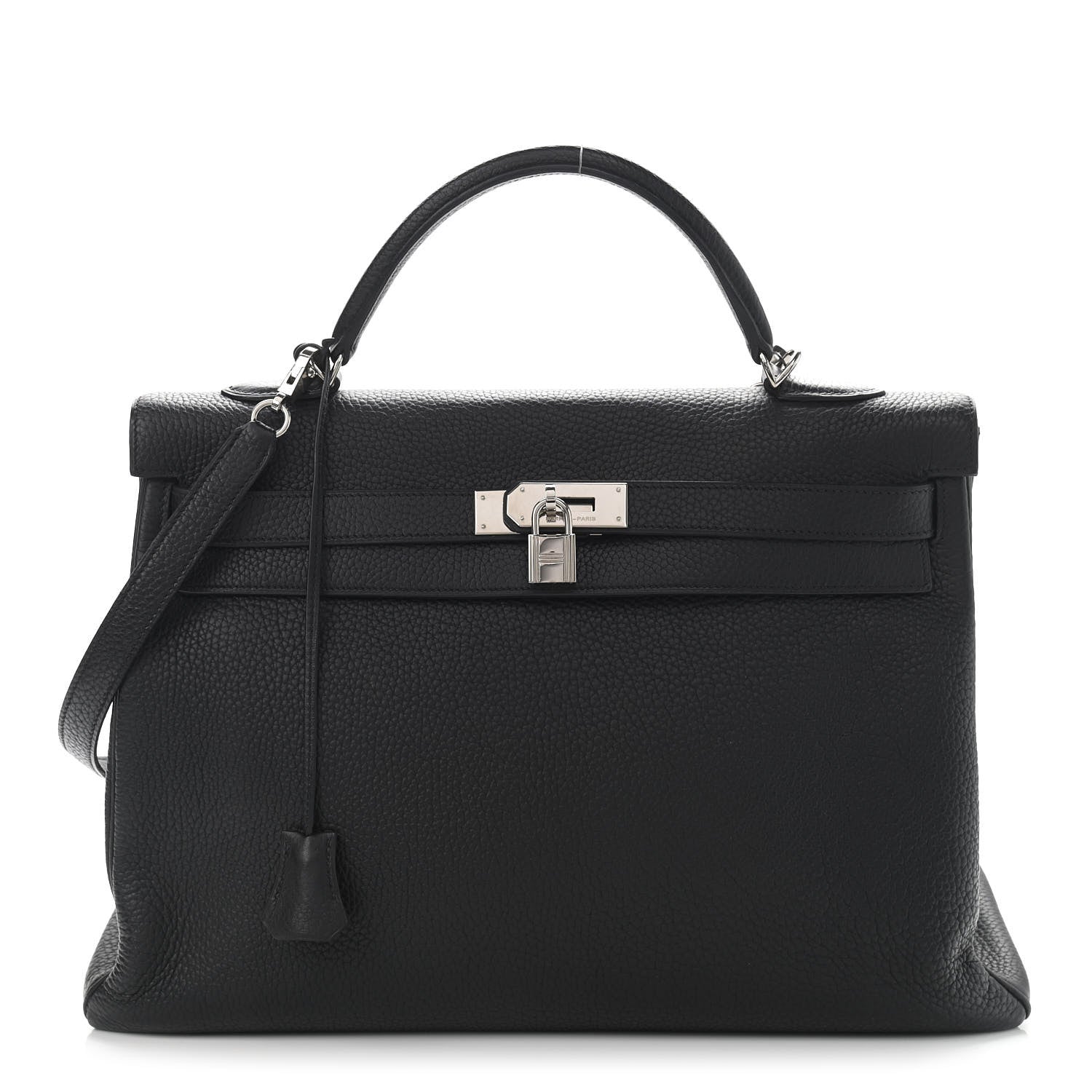 Hermes Taurillon Clemence Kelly Retourne 40 Black 1 of 10