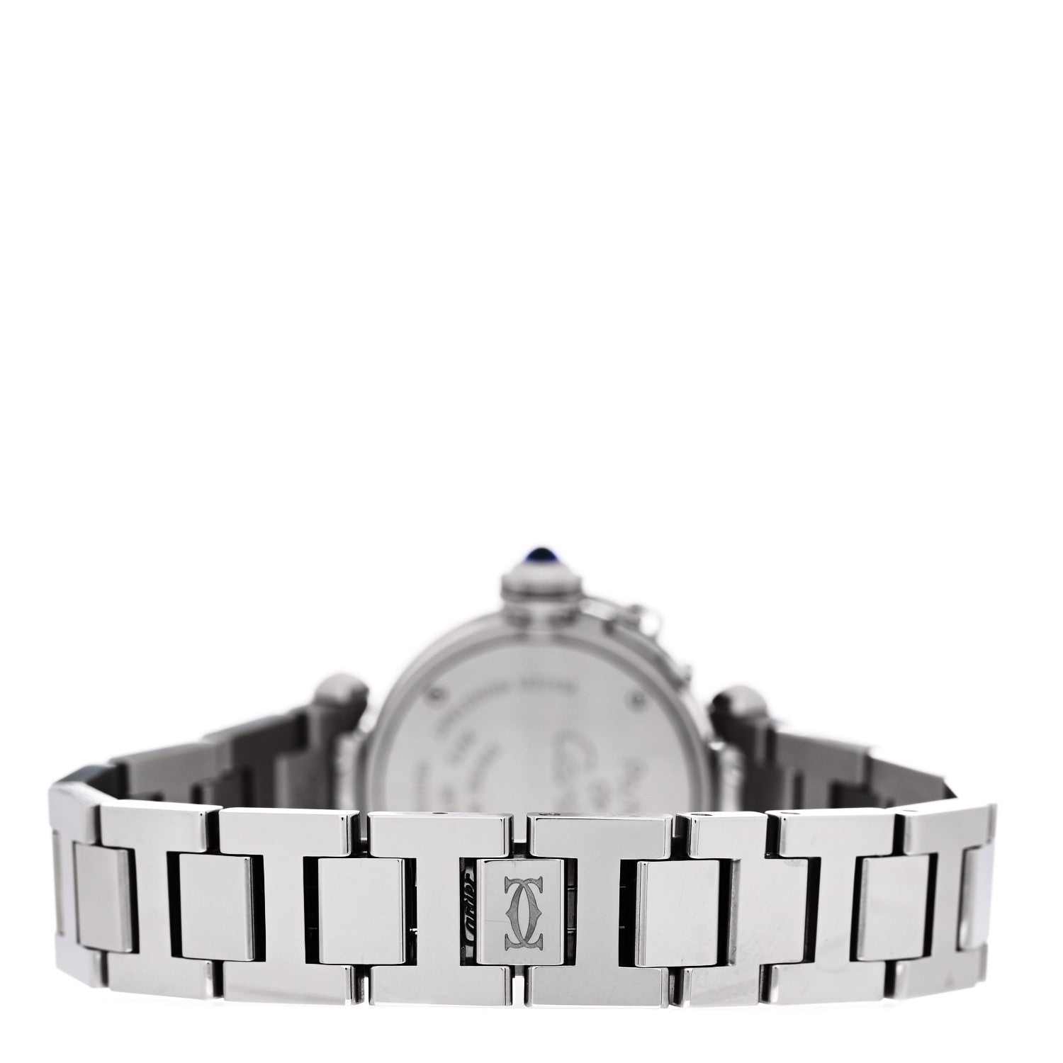 Cartier Stainless Steel 27mm Miss Pasha Quartz Watch Silver 3 of 4