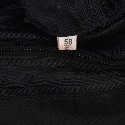 Prada Nylon Vela Medium Backpack Black 7 of 8