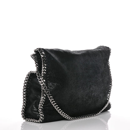 Stella McCartney Shaggy Deer Fold Over Falabella Tote Black 3 of 6