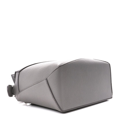 Loewe Soft Grained Calfskin Small Puzzle Edge Bag Pearl Grey 4 of 10