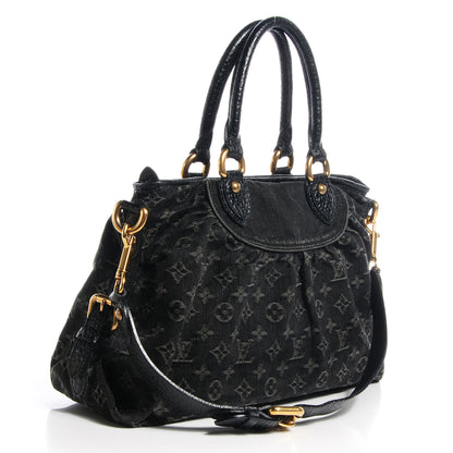 Louis Vuitton Denim Neo Cabby MM Black 3 of 7