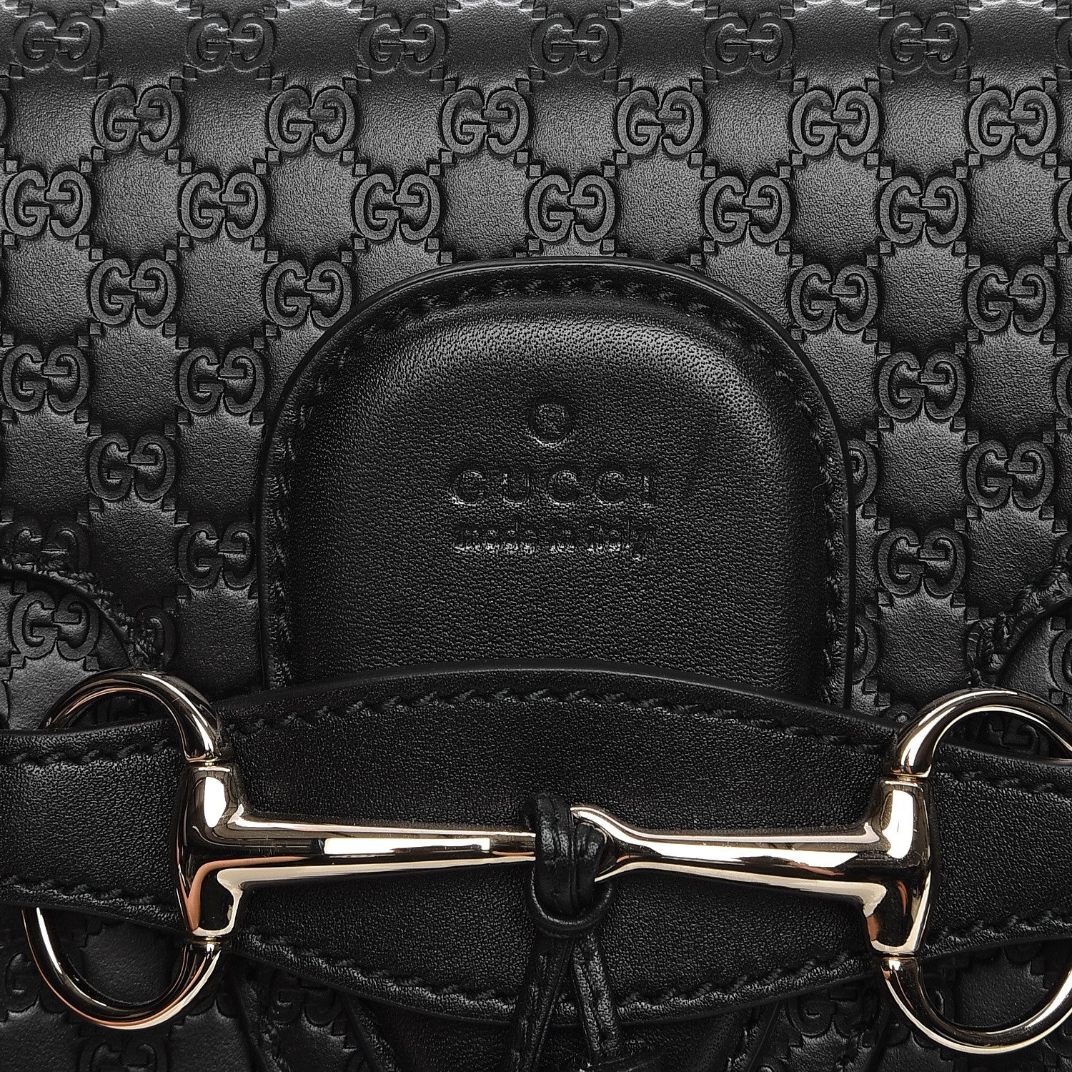 Gucci Microguccissima Medium Emily Chain Shoulder Bag Black 8 of 8