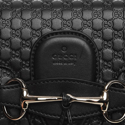 Gucci Microguccissima Medium Emily Chain Shoulder Bag Black 8 of 8