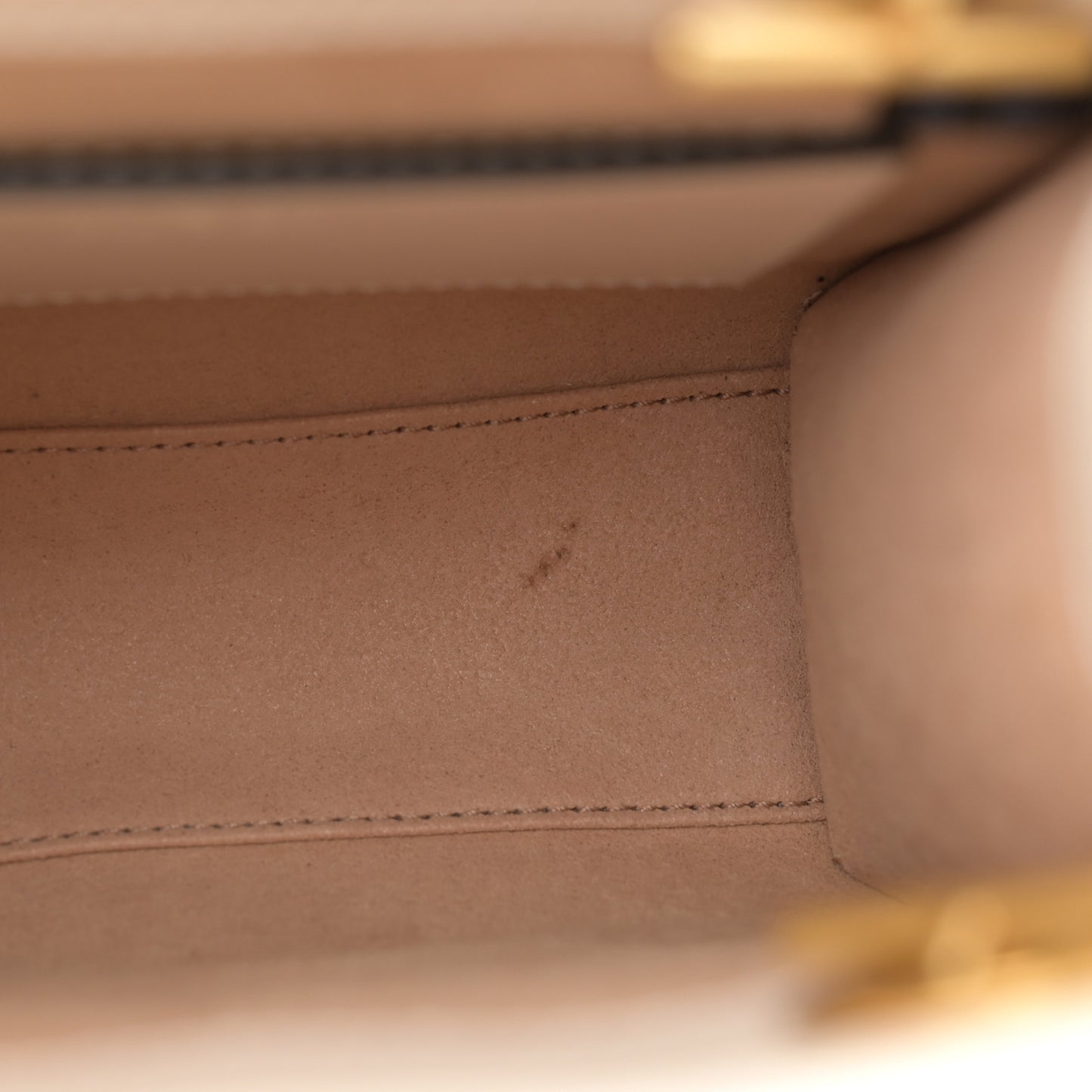 Calfskin Matelasse Chevron Mini GG Marmont Tote Mystic White