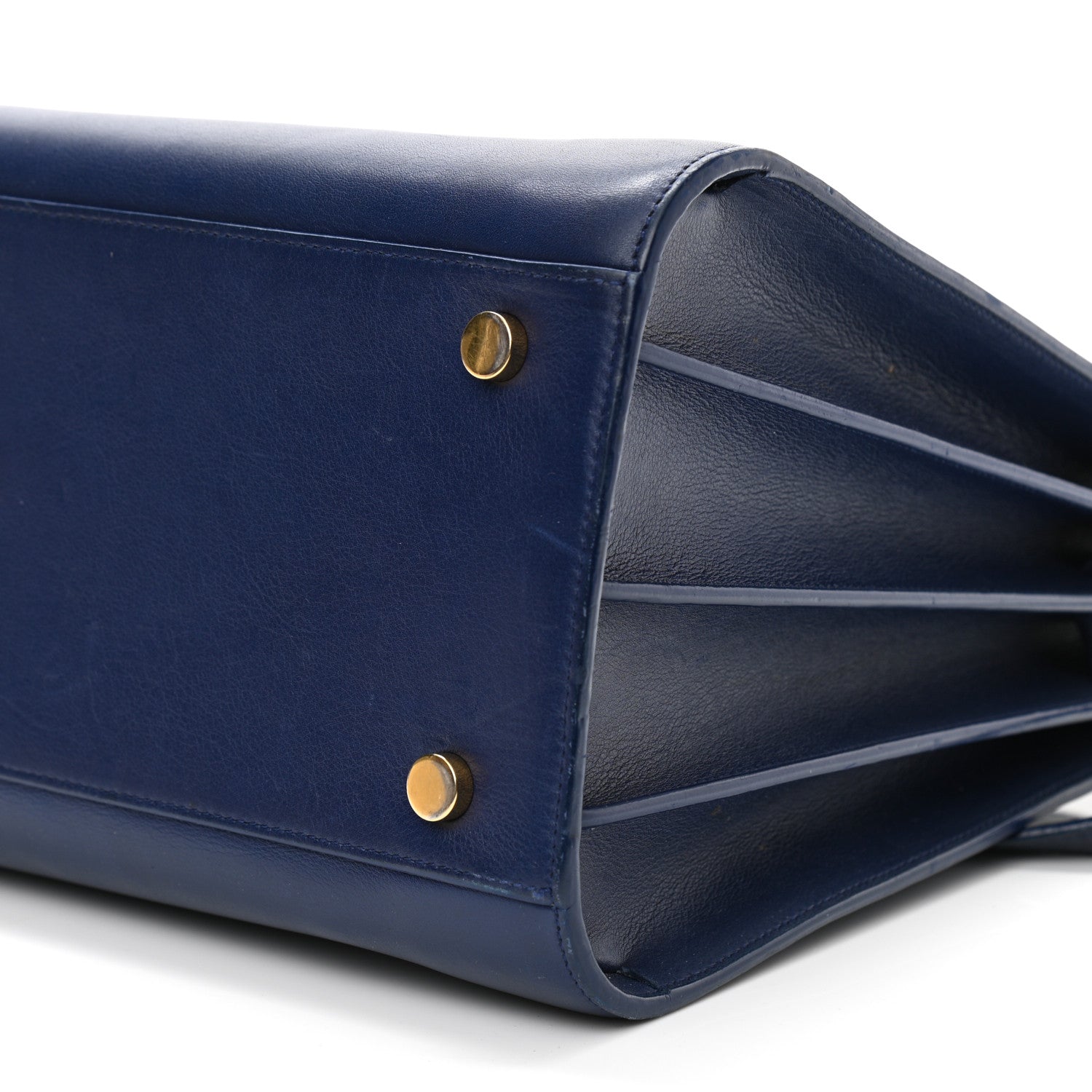 Saint Laurent Calfskin Small Sac De Jour Marine 8 of 14