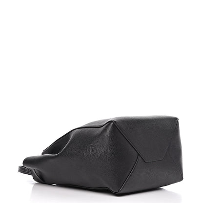 Celine Soft Grained Calfskin Small Belt Cabas Phantom Black 4 of 10