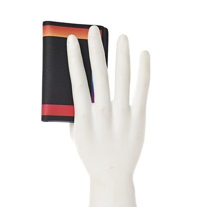 Louis Vuitton Taiga Rainbow Pocket Organizer Black 2 of 7
