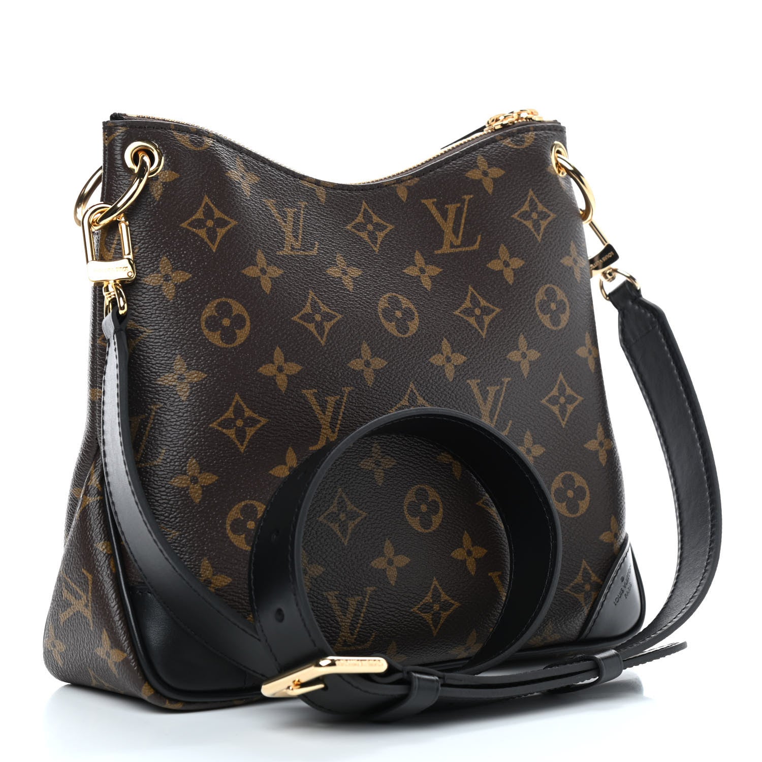 Louis Vuitton Monogram Odeon PM Black 3 of 8