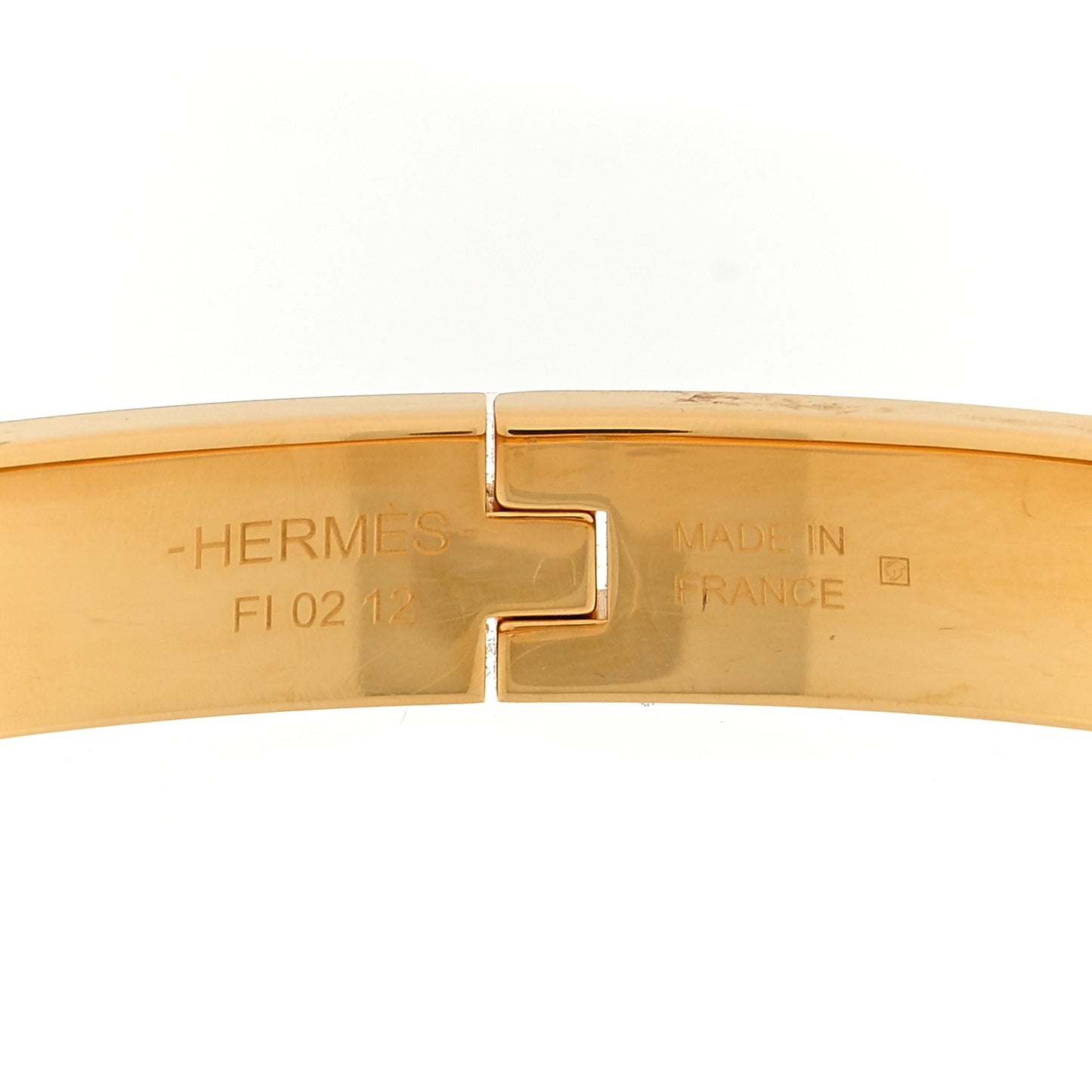 Enamel Mini Farandole Clic Chaine D'Ancre Bracelet Or White