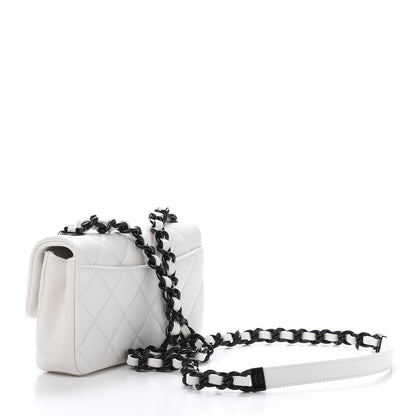 Chanel Caviar Quilted My Everything Small Flap White Black 3 of 11