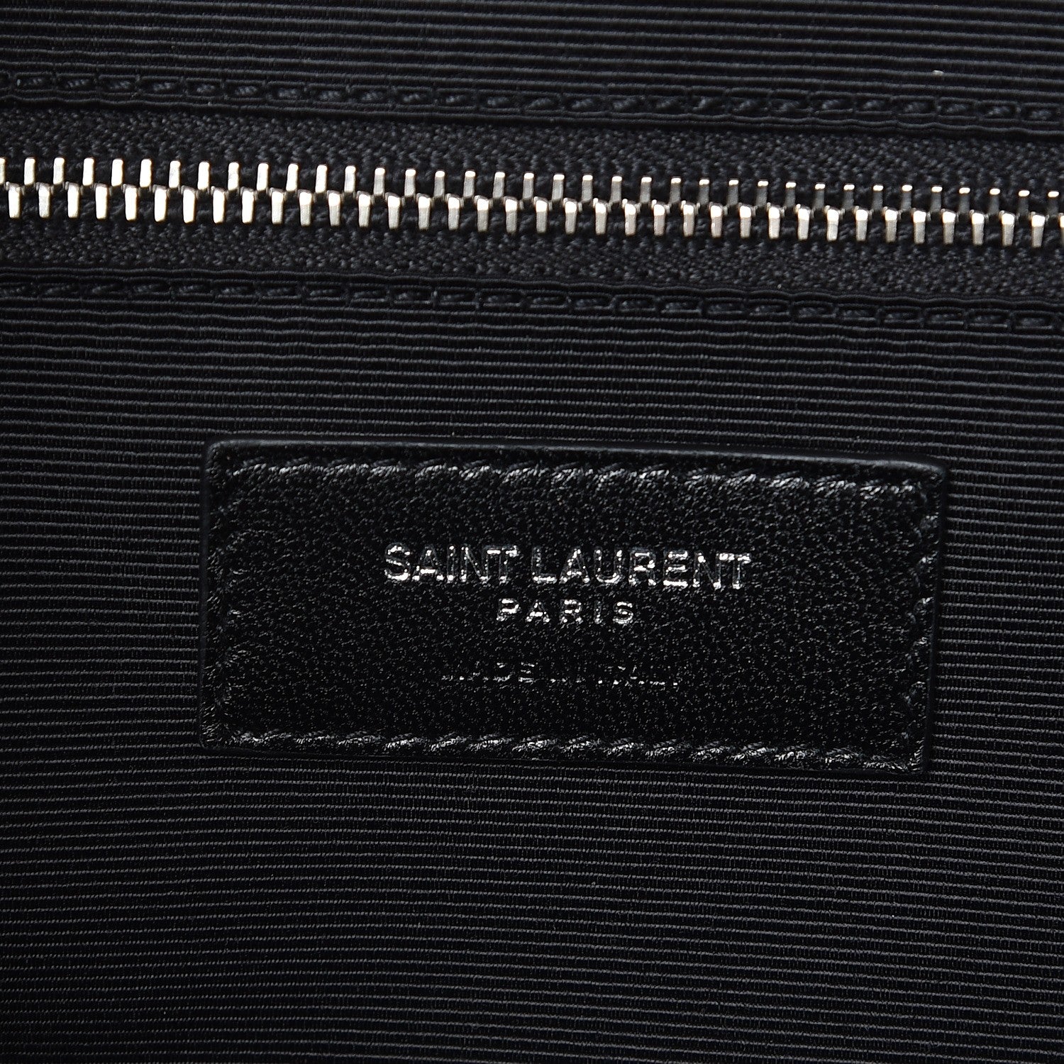 Saint Laurent Grain De Poudre Mixed Matelasse Large Triquilt Monogram Satchel Nude Powder 8 of 9