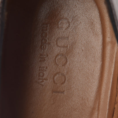 Gucci Guccissima Calfskin Mens Venetian Loafers 10.5 Brown 9 of 16