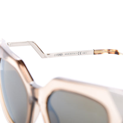 Fendi Iridia Cat Eye Sunglasses FF 0060/S Light Golden 5 of 8