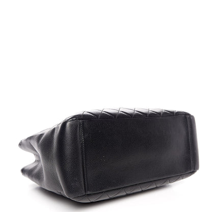 Chanel Caviar Quilted Grand Shopping Tote GST Black 4 of 7