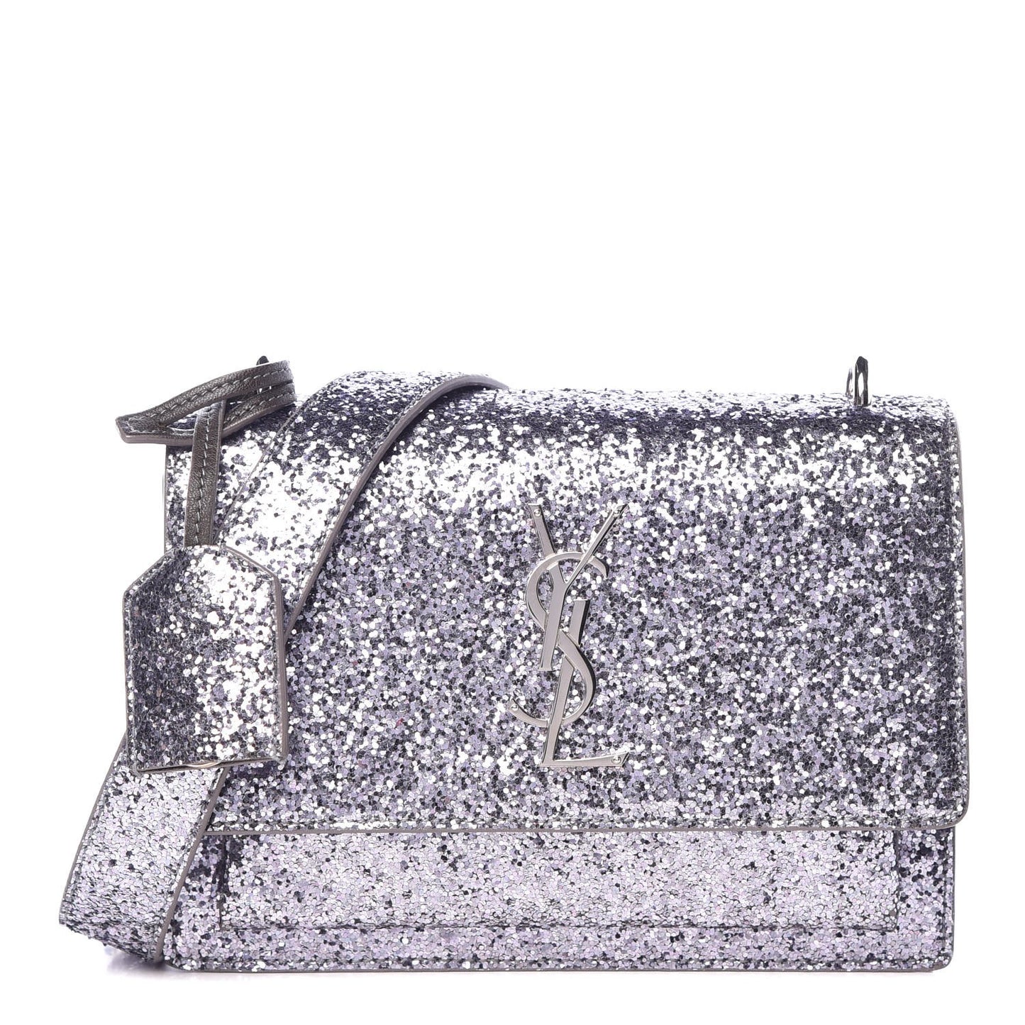 Glitter Small Monogram Sunset Grey