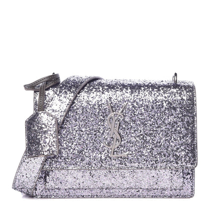 Saint Laurent Glitter Small Monogram Sunset Grey 1 of 8