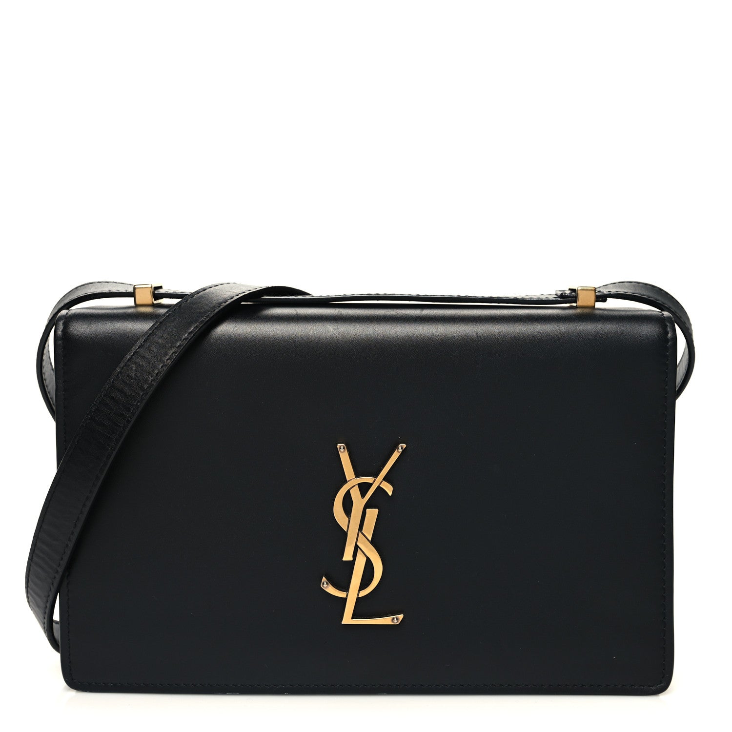 Saint Laurent Calfskin Monogram Small Dylan Shoulder Bag Black 1 of 10