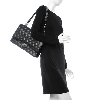 Chanel Caviar Quilted Maxi Double Flap Black 2 of 7