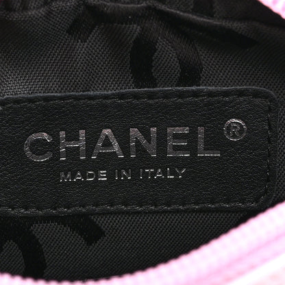 Chanel Calfskin Quilted Small Cambon Messenger Pink Black 6 of 10