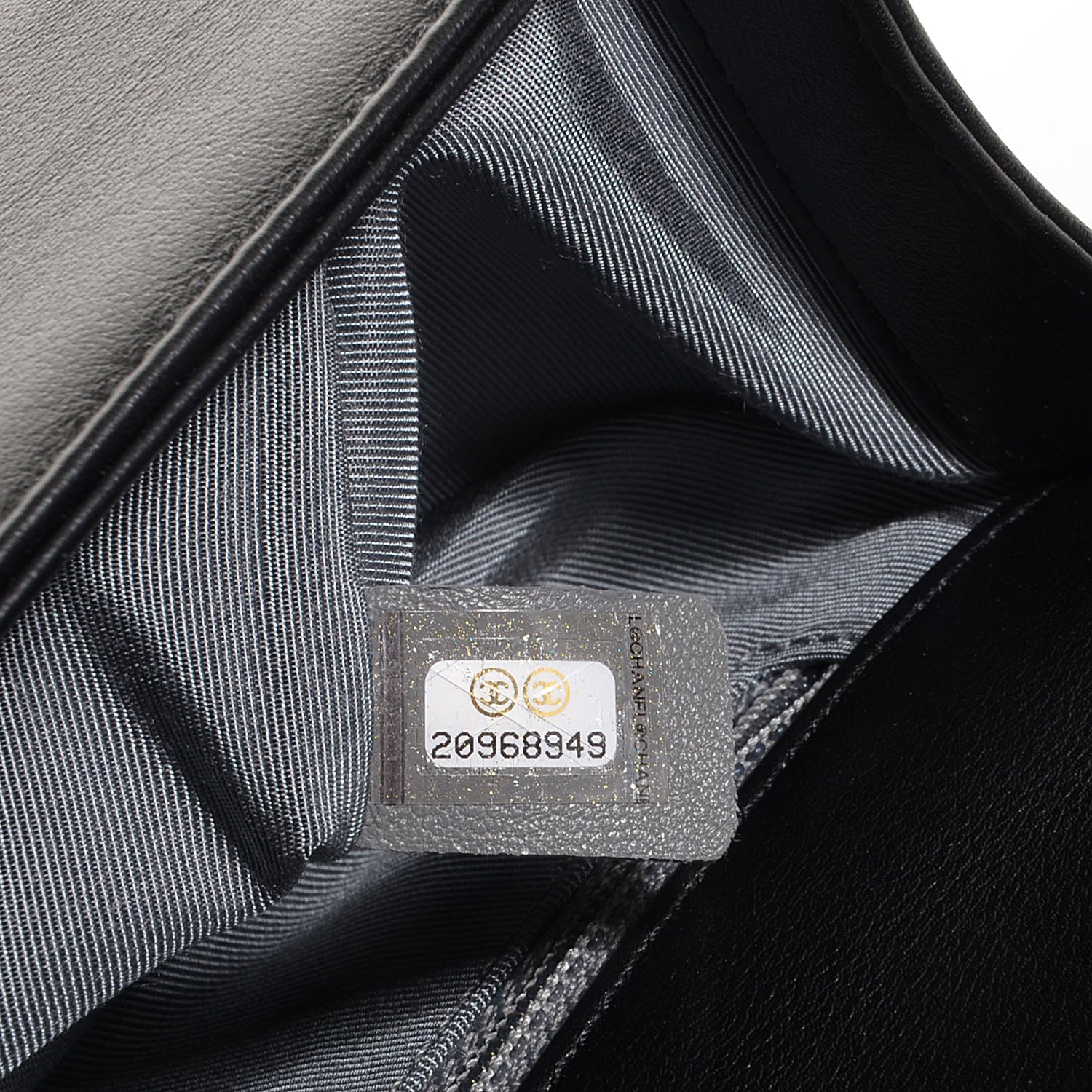 Chanel Calfskin Chevron New Medium Boy Flap Black 5 of 7