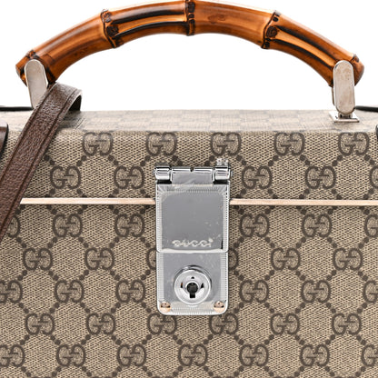 Gucci GG Supreme Monogram Globe-Trotter Beauty Case Brown 7 of 11