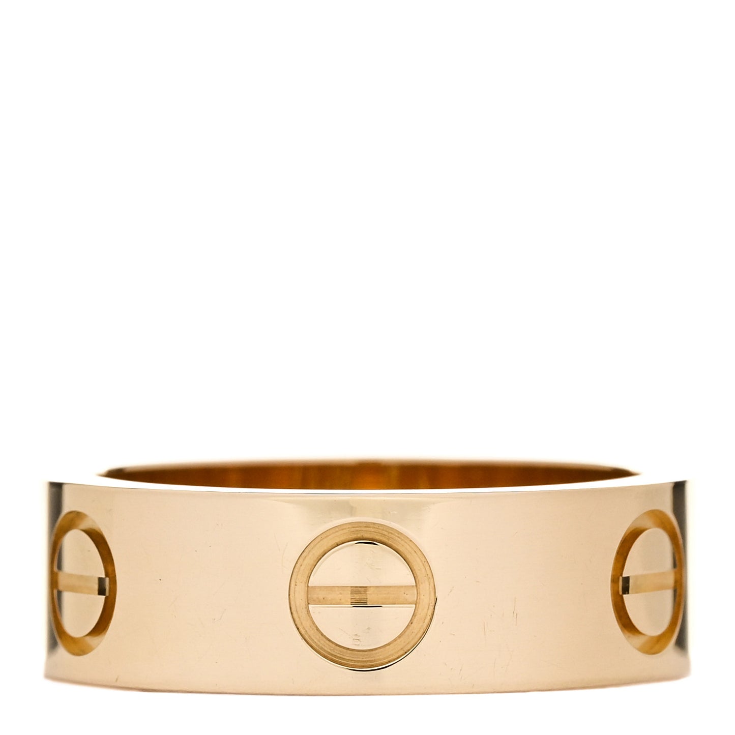 18K Yellow Gold 5.5mm LOVE Ring 48 4.5