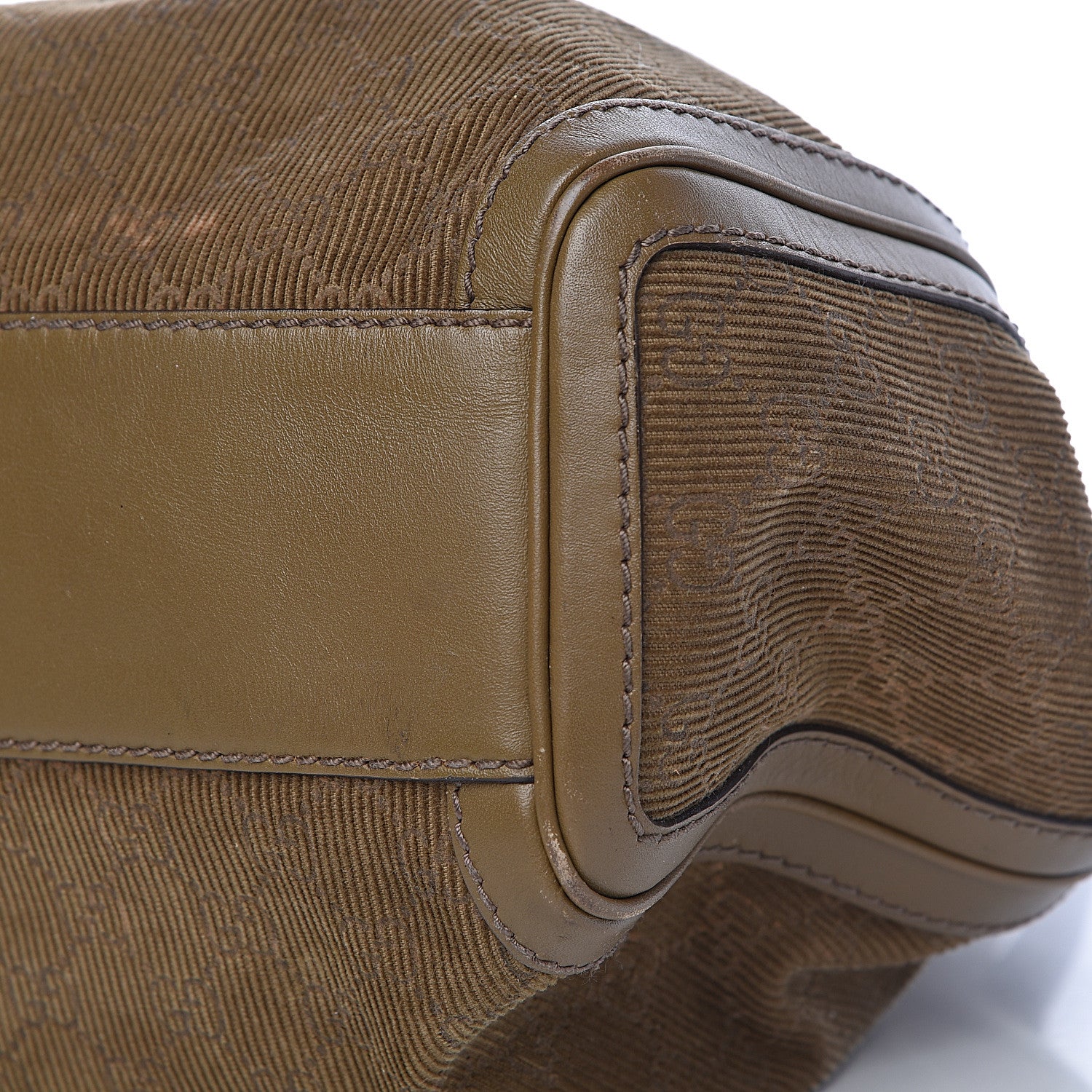 Gucci Monogram Corduroy Medium Sukey Tote Brown 19 of 21