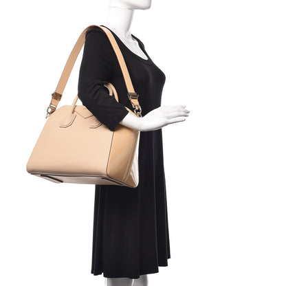 Givenchy Calfskin Patent Medium Antigona Nude Pink 3 of 17