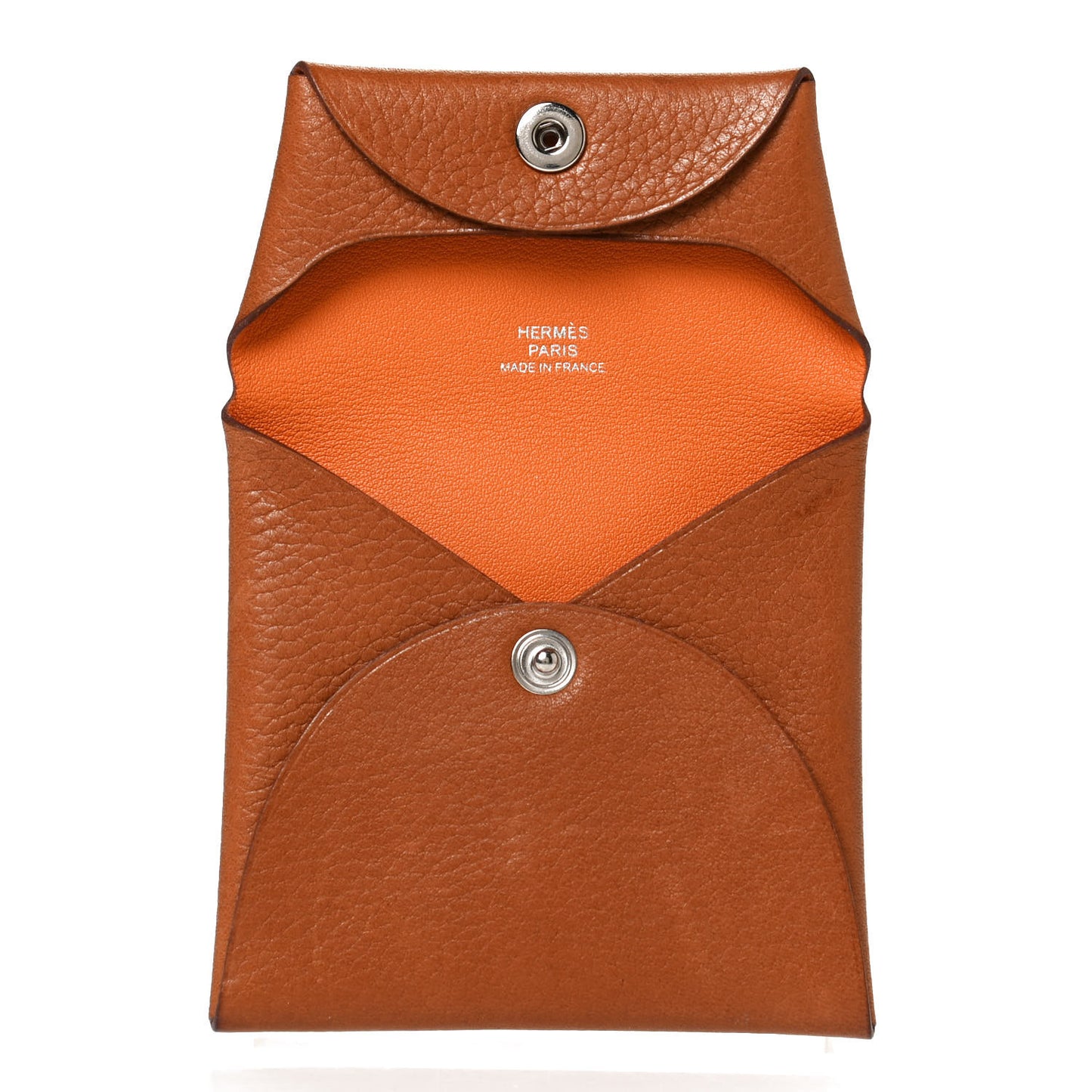 Barenia Faubourg Bastia Verso Coin Purse Fauve Abricot