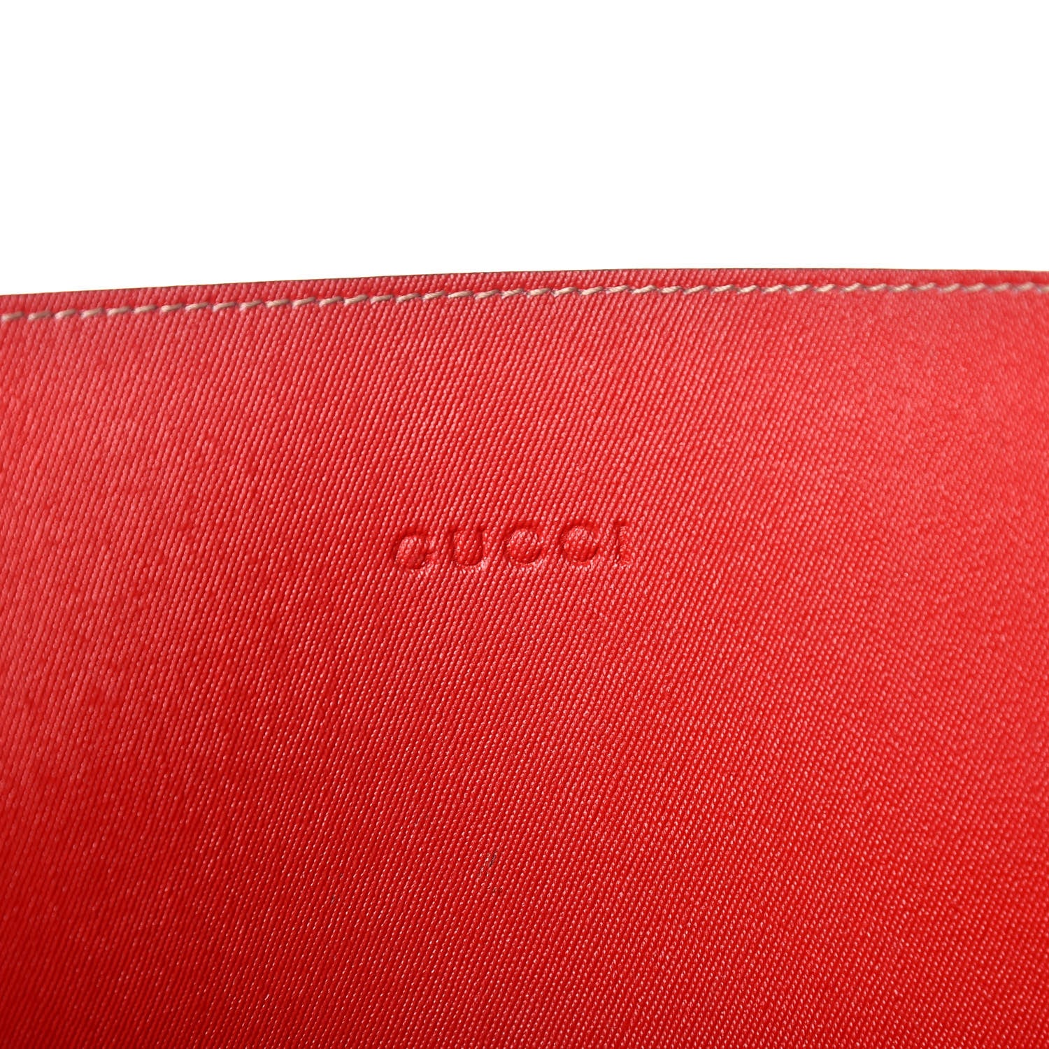 Gucci GG Supreme Monogram Medium Reversible Tote Beige Red 13 of 16