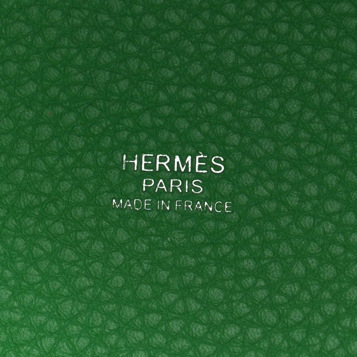 Hermes Taurillon Clemence Monochrome Picotin Lock 18 PM Bambou 6 of 11