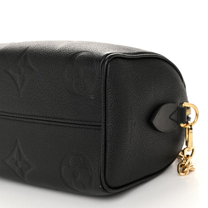 Louis Vuitton Empreinte Monogram Giant Speedy Bandouliere 20 Black 9 of 9