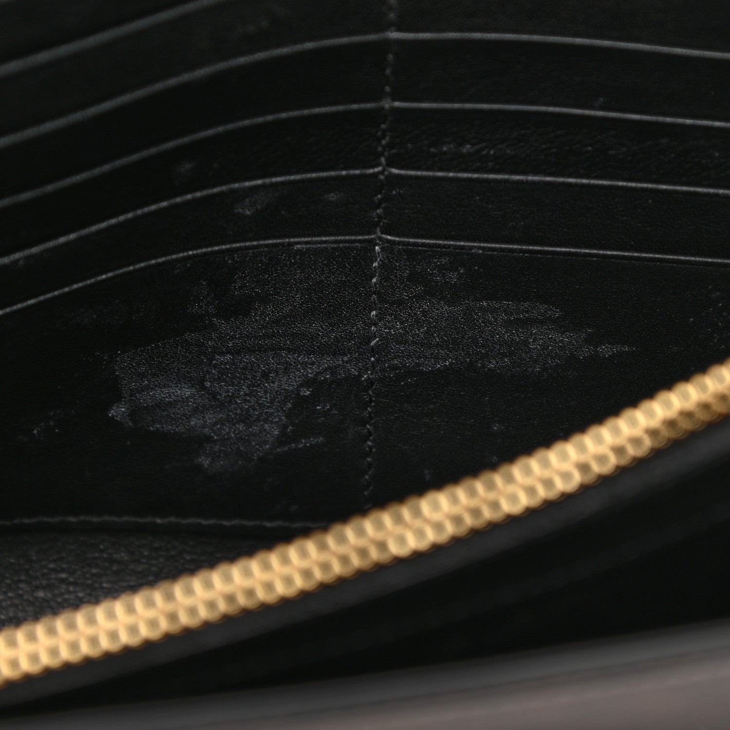 Saint Laurent Patent Monogram Chain Wallet Tortoiseshell 12 of 12