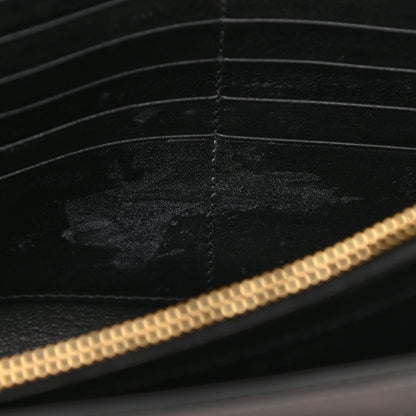 Saint Laurent Patent Monogram Chain Wallet Tortoiseshell 12 of 12