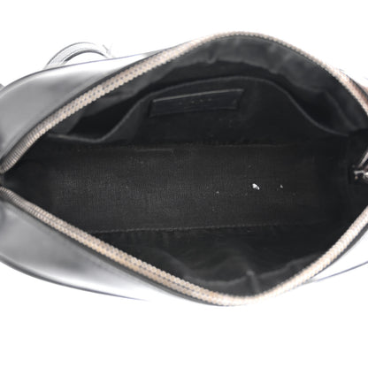 Saint Laurent Calfskin Matelasse Monogram Monochrome Lou Camera Bag Black 5 of 18