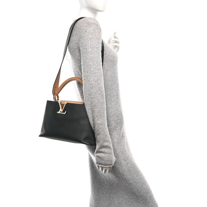Louis Vuitton Taurillon Capucines PM Black Arizona 2 of 9