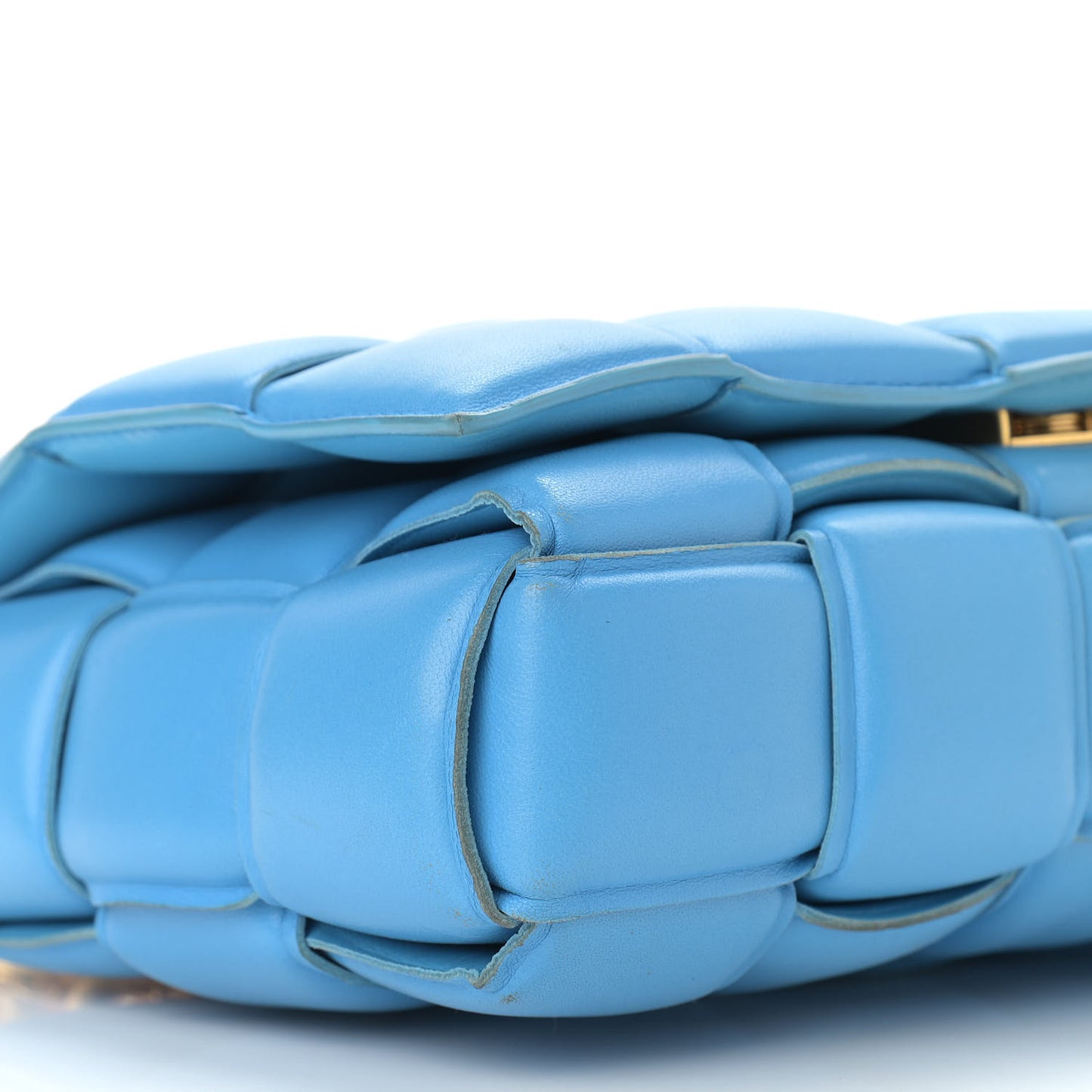 Lambskin Maxi Intreccio Padded Chain Cassette Crossbody Bag