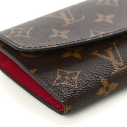 Louis Vuitton Monogram Emilie Wallet Fuchsia 8 of 9