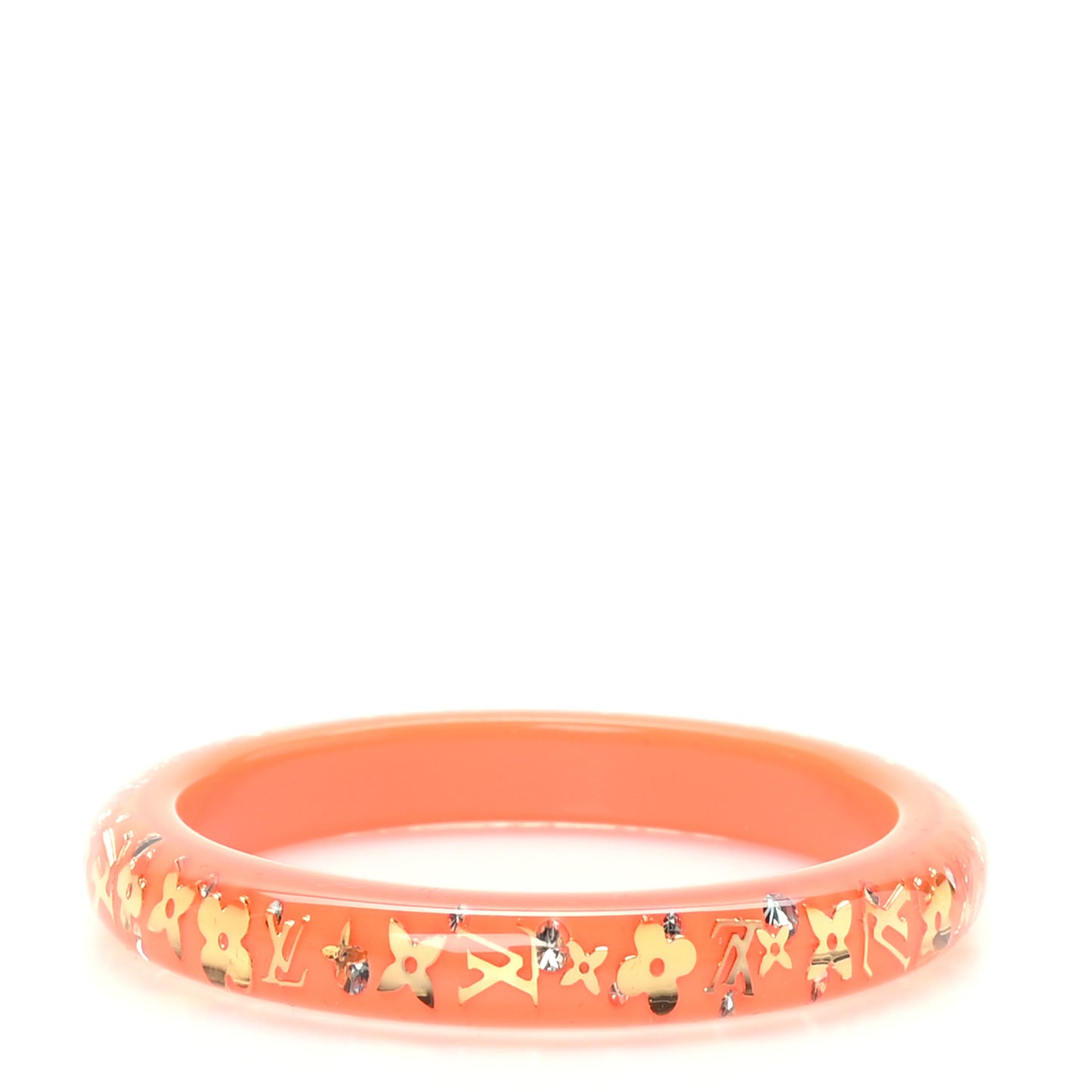 Resin Swarovski Medium Inclusion Bracelet PM Orange Sunset