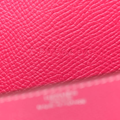 Hermes Epsom Constance Long Wallet Rose Tyrien 7 of 10