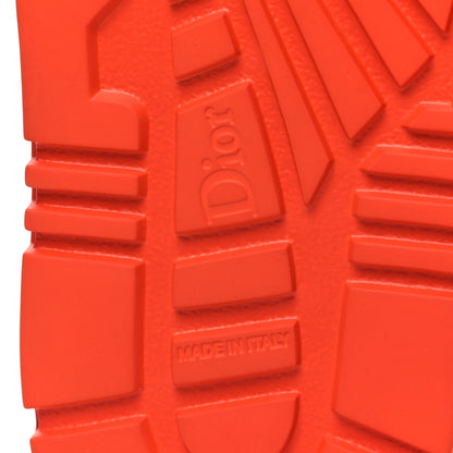 Christian Dior Calfskin Cannage Dtwist Espadrille Platform Sandals 38 Orange 7 of 8