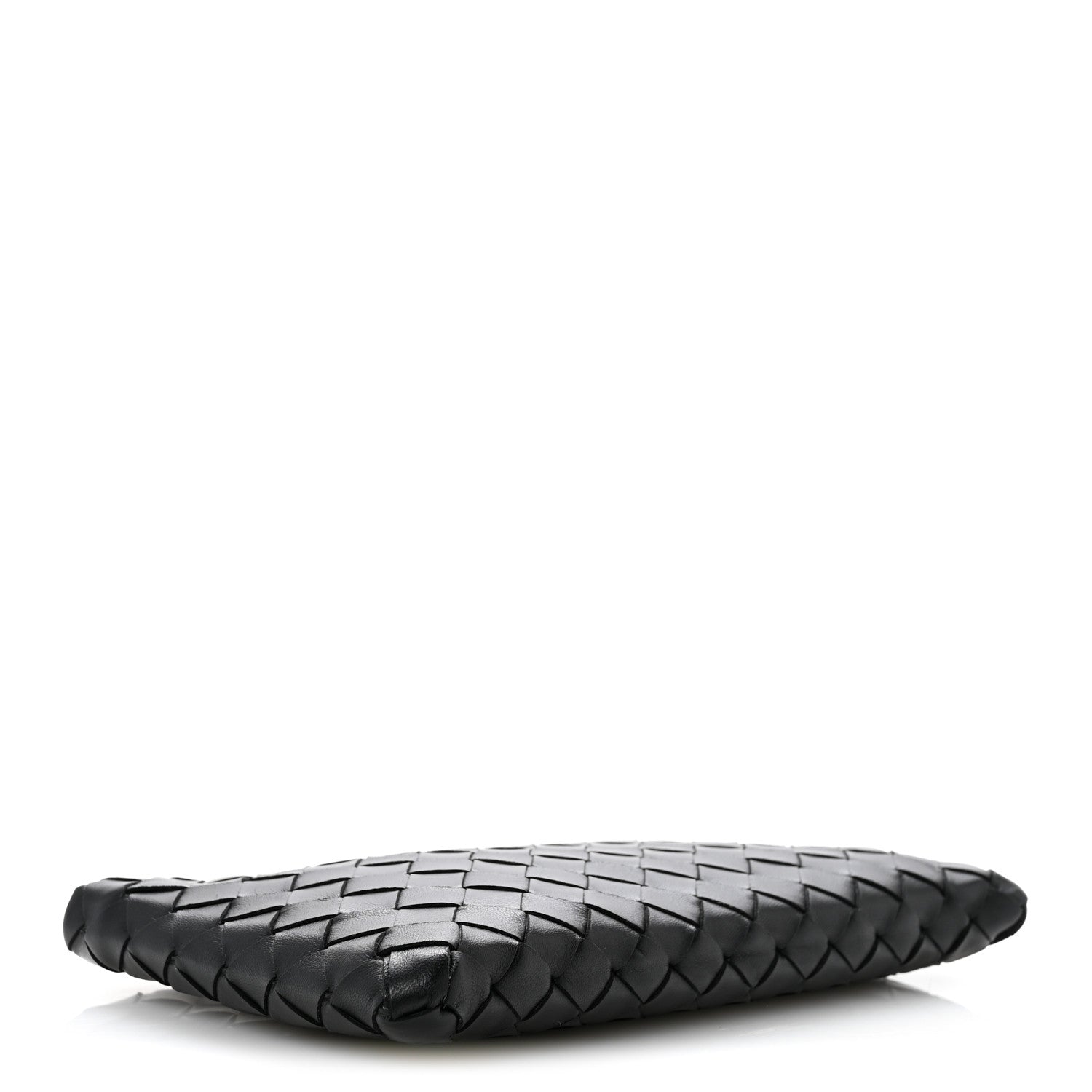 Bottega Veneta Nappa Intrecciato Small Flat Zip Pouch Black 4 of 8