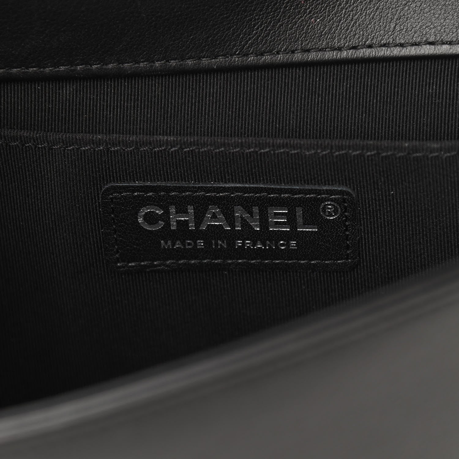 Chanel Calfskin Quilted Boy Clutch With Removable Chain So Black 6 of 12