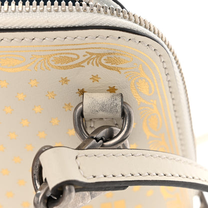 Gucci X SEGA Calfskin GUCCY Stars Mini Dome Shoulder Bag Mystic White Gold 14 of 15