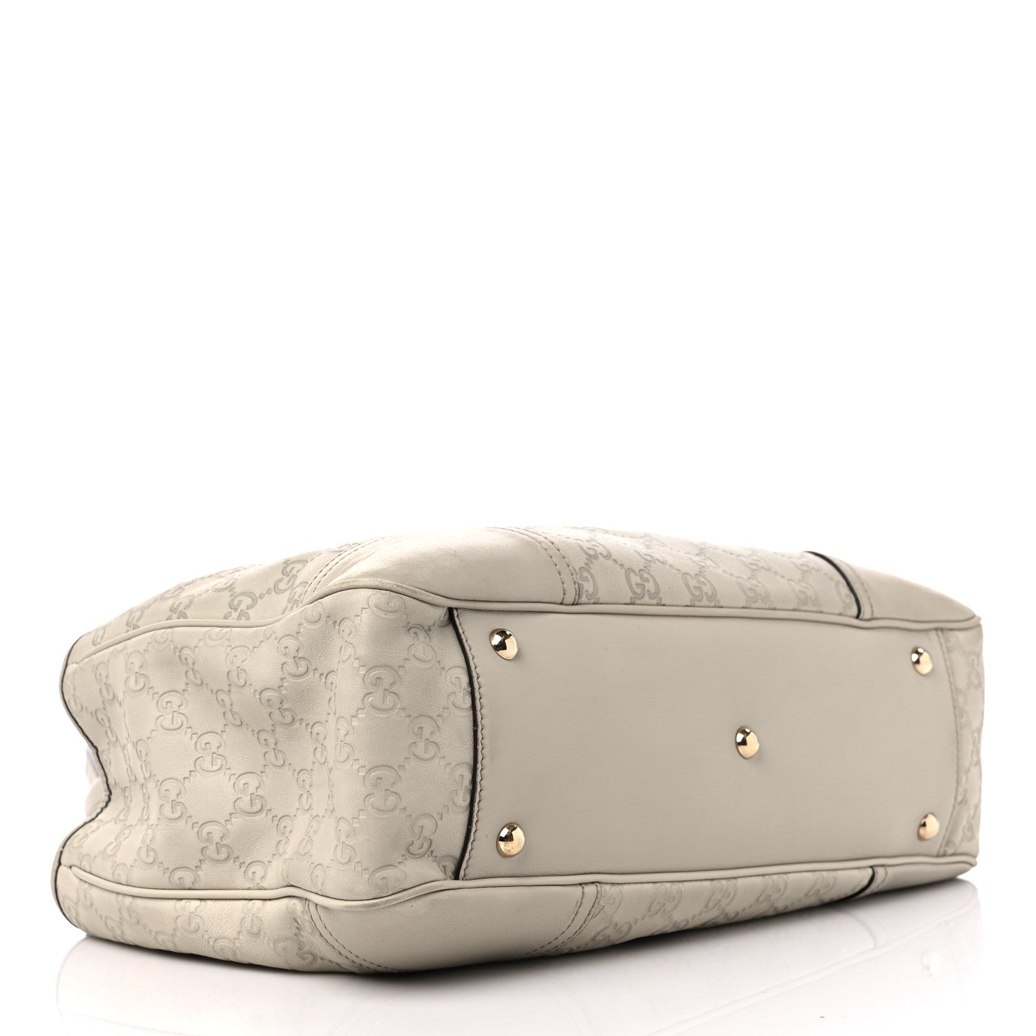 Gucci Guccissima Medium Princy Tote Off White 4 of 16